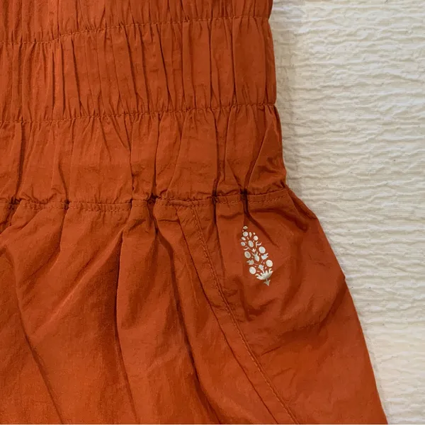 FP Movement The Way Home Shorts by Free People Rust Athletic Shorts - Image 2