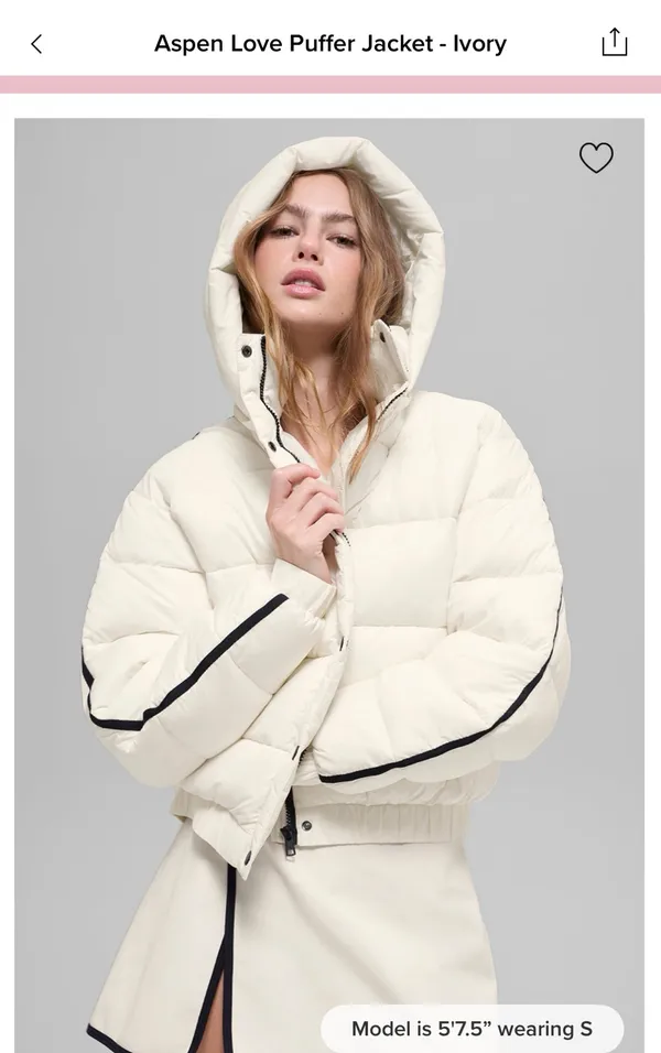 Alo Yoga Puffer Jacket Aspen Love - Image 2