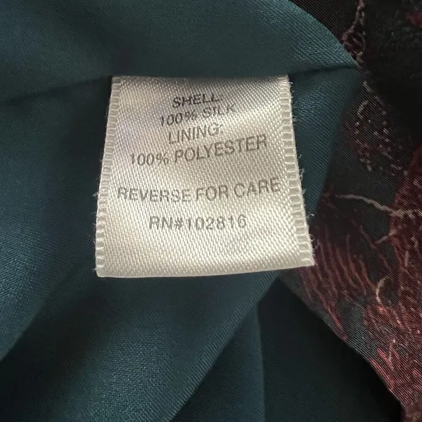 Garnet Hill Dress Sz 2‎ 100% Silk - Image 4