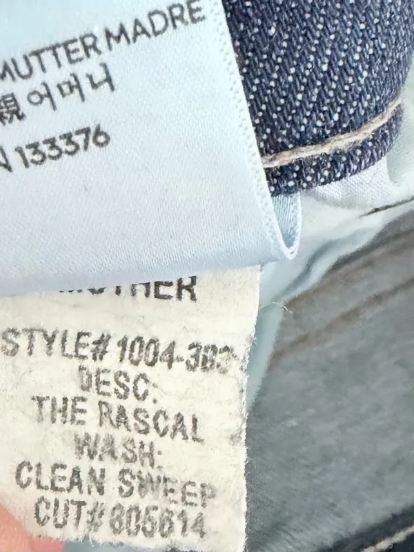 Mother The Rascal Clean Sweep Wash Jeans size 27 - Image 7