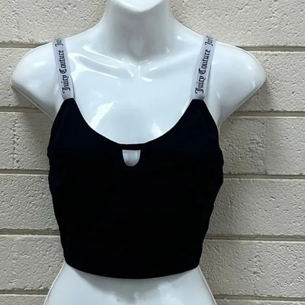 Juicy Couture Black Bralette size L - Image 5