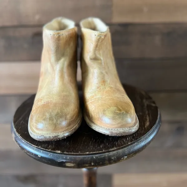 Bed Stu Distressed Leather Ankle Boots – Handmade in Mexico – Size 8 - Image 4