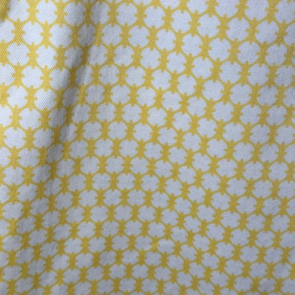 J. Crew Yellow White City‎ Fit Stretch Cropped Pant Womens size 6 - Image 4