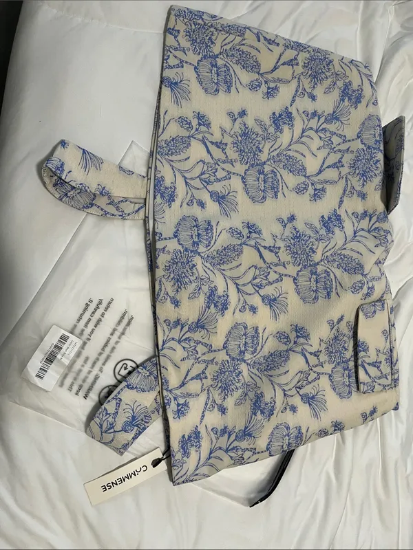 Commence Flora Decor Blue and White Mini Dress - Image 6