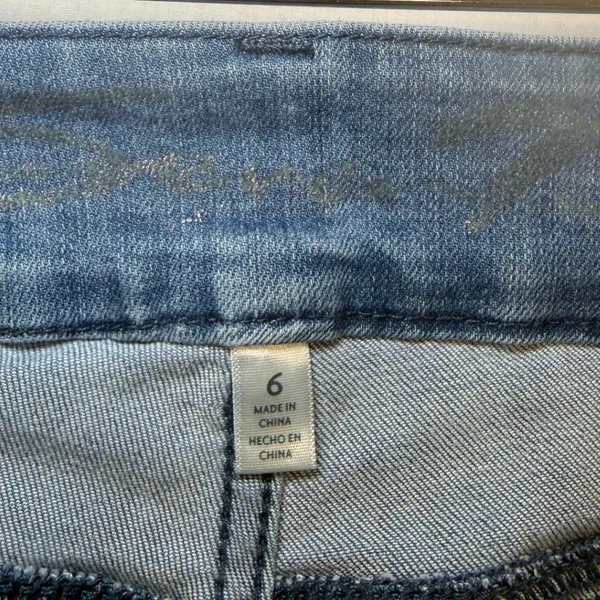 Seven7 Jeans Womens 6 Light Wash Bootcut Denim Distressed Blue‎ Pants Classic - Image 2