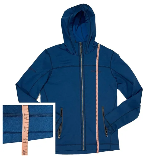 Marmot Women's Front Zip Hoodie Jacket - Blue - Small - Image 2
