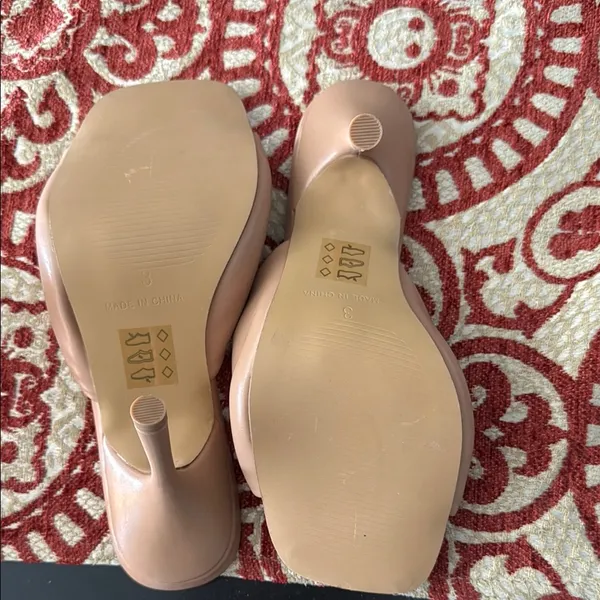 Pretty Little Thing Neutral Beige Women's Sandals - Image 4