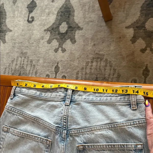 Zara Denim Wide-Leg Pants - Image 7