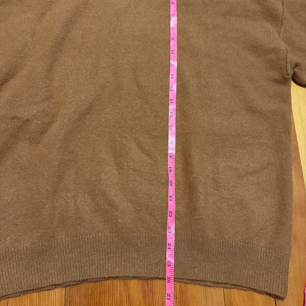 Vince Camuto NWT Turtleneck Sierra‎ Sweater Oversized Pullover Knit Brown XL - Image 8