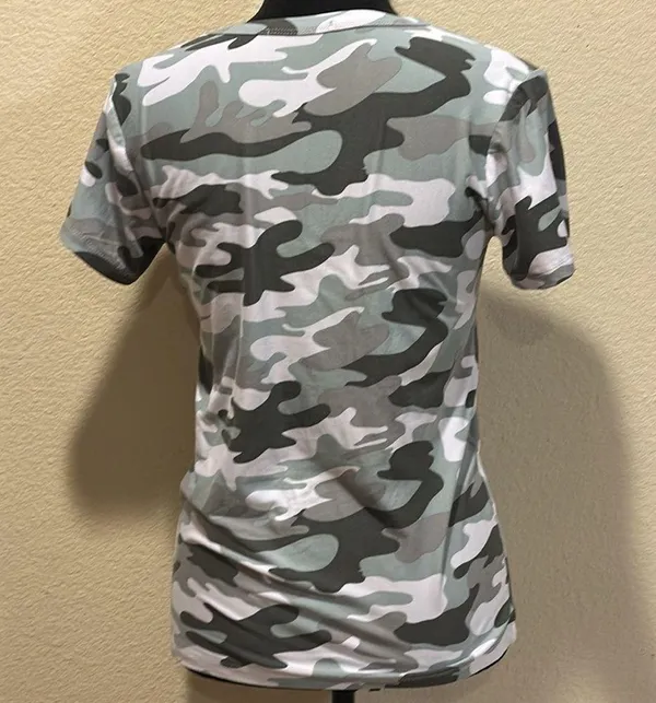 “Limited Edition” Gray & White Camo Shirt - Image 2