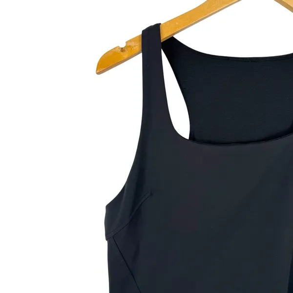 Lululemon InStill Tank Top Black Racerback Shelf Bra Square Neck Nulu Size 12 - Image 5
