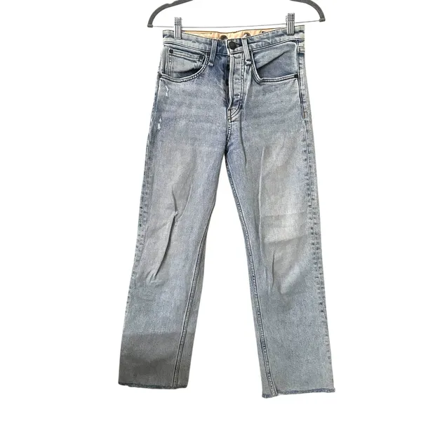RAG & BONE Maya High Rise‎ Ankle Straight Denim in Olson Sz 24 - Image 2