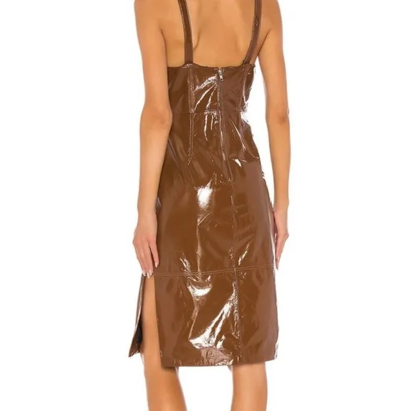 LPA‎ Ophelia Leather Midi Dress NWT - Image 2