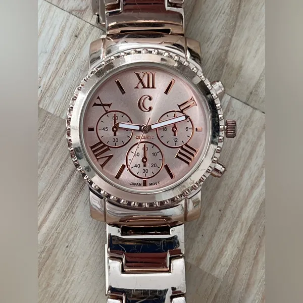 Fashion Watch Charming Charlie Brand Rose-Gold Dial Bracelet - Image 2