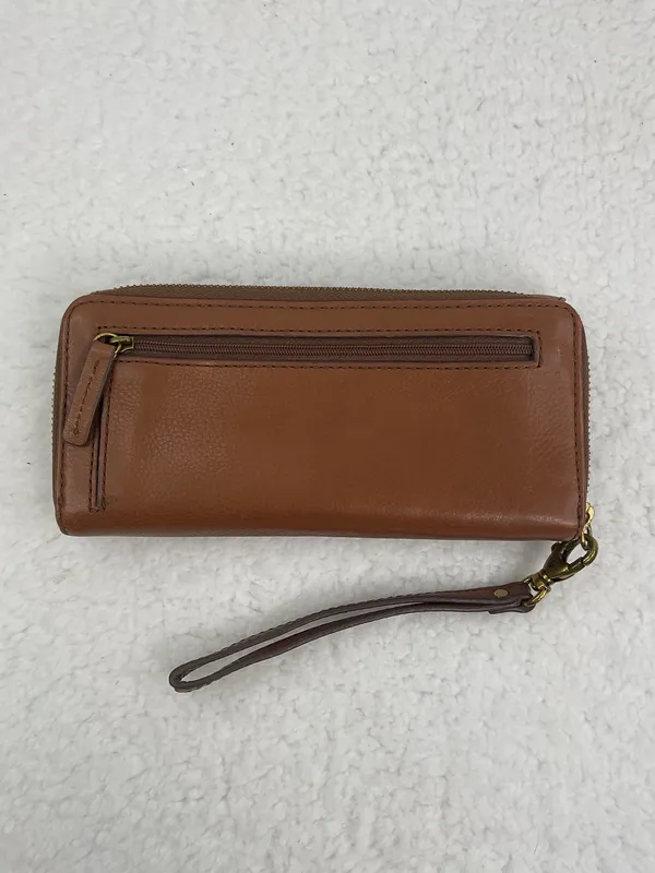 Fossil Brown Leather Wristlet Wallet - Image 6