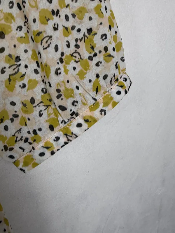 Paper Crown Anthropologie Droplets Dress Sz L Floral Swing Babydoll Boho Cottage - Image 4