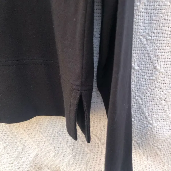 L.L. Bean Soft Cardigan Black Petite Size undefined - Image 8