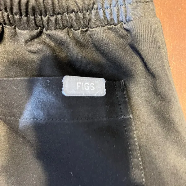 1110 | FIGS Technical Collection Zamorra Cargo Jogger Scrub Pants Black Women XS - Image 5
