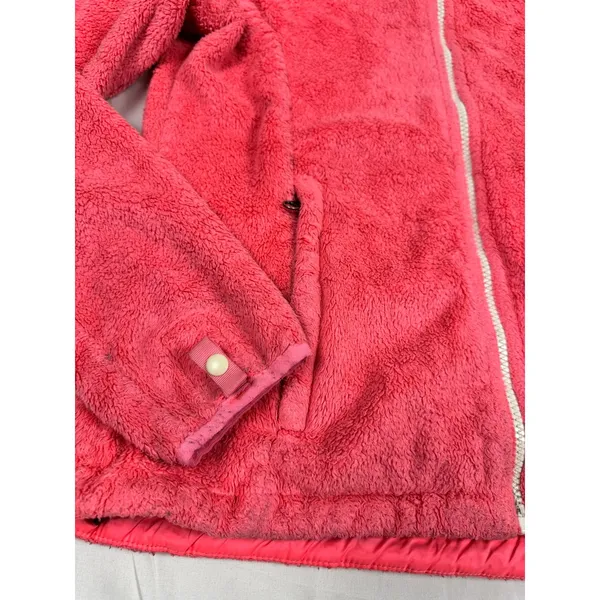 The North Face Osito Fleece Jacket Pink Full Zip Womens Small Soft Warm Coat - Image 5