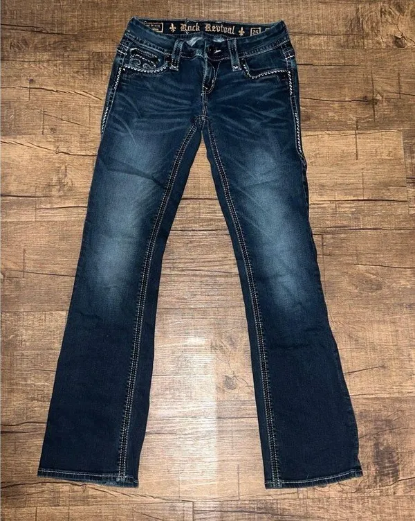 Rock revival bootcut western jeans - Image 5