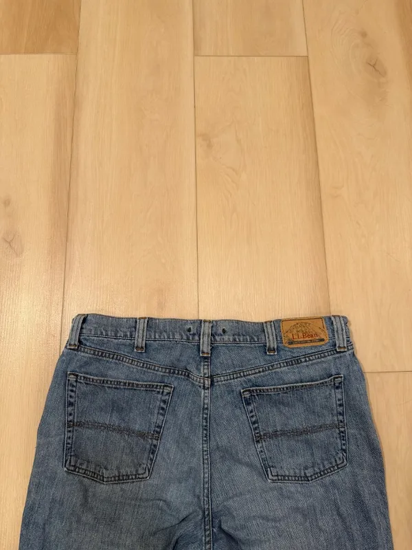 L.L. Bean Vintage Natural Fit Straight Leg Jeans Men's Size 35x34 - Image 7