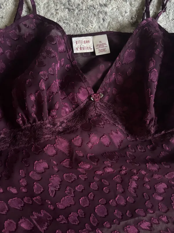 Gilligan & O'Malley lacy sleep set woman’s size XL - Image 3