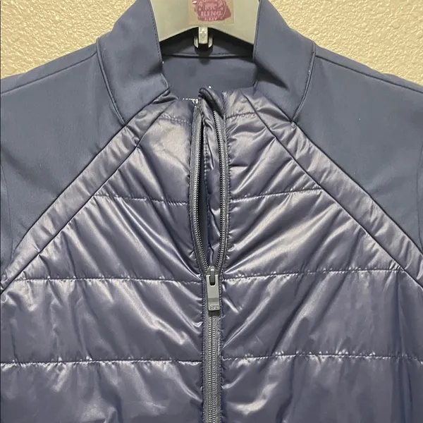 Southern Tide Josette Mixed Media Full Zip Athletic Jacket - Image 8
