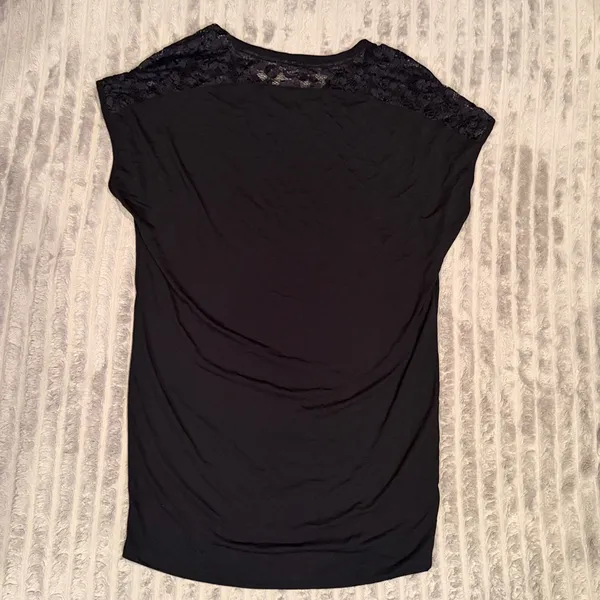 Adore Me Black‎ Lace Shoulder V-Neck Nightgown Sleep Dress MON-SL-099-33-PJ S - Image 6