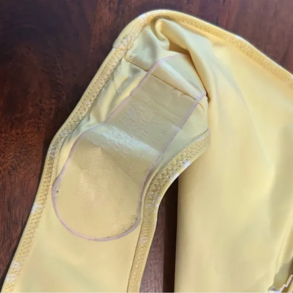 House of CB‎ Mariposa Yellow White Floral Print Bikini Bottoms Swim NWT Size L - Image 6