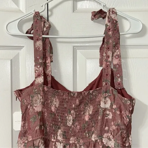 Altar'd State Floral Print Fit & Flare Midi Dress(Size Large) - Image 6