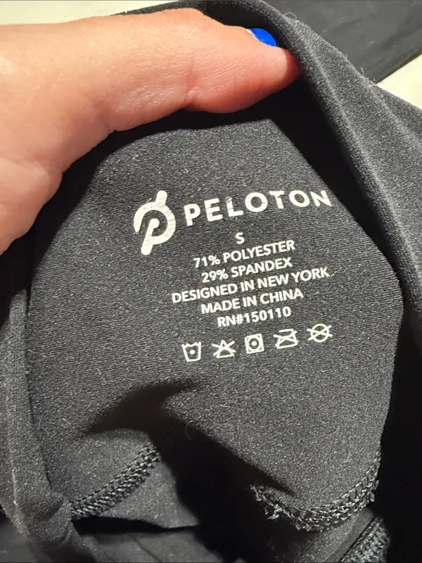 Peloton Black Performance Leggings with Logo small - Image 5