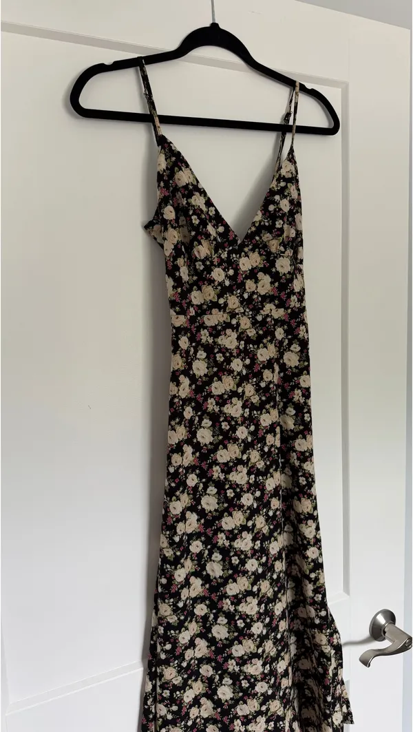 Forever 21 Floral Midi Print Dress - Image 2
