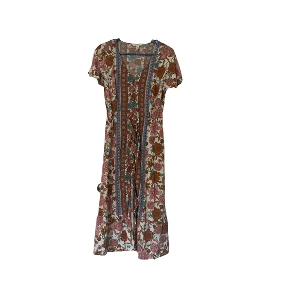 Matilda Jane Women's Just for a Moment Floral Midi Dress Size Small Boho Cottage - Image 2