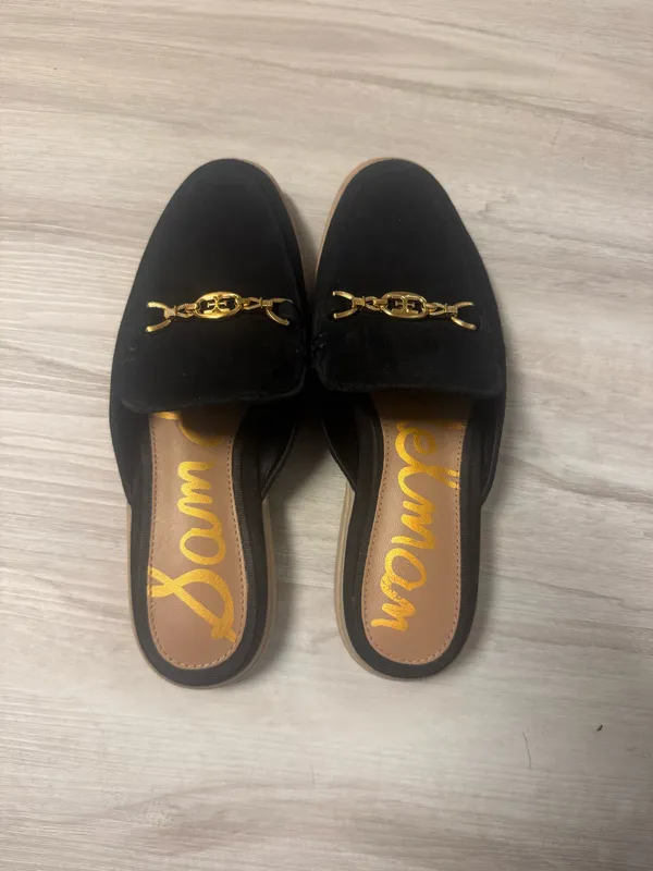 Sam Edelman Linnie Bit Mules Black Suede  - Image 2