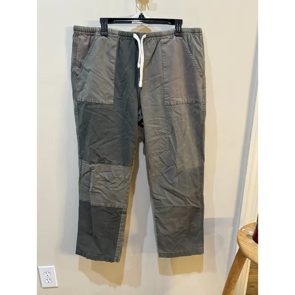 Anthropologie Hei Hei Pants Womens Size XL Drawstring Pants PATCHWORK UTILITY - Image 2