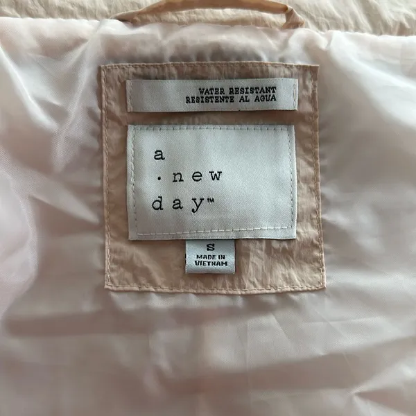 A New Day Cream Blush Oversized Wrap Midi Coat Tie Waist Pockets - Image 6