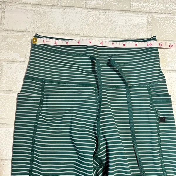 HALARA Woman’s Green and White Striped Joggers - Image 6