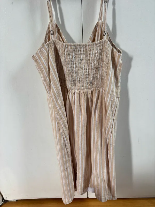 Hollister Yellow and White Sundress - Image 4