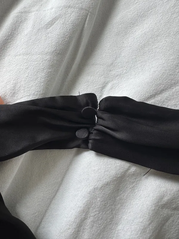 Silk black Zara halter top - Image 4