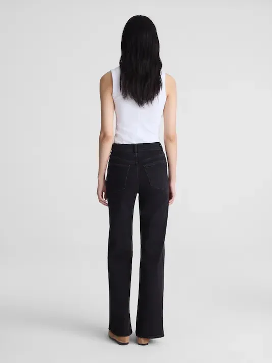 Madewell The Wide-Leg Jean in Super Stretch Denim black women’s Size 32 NWT - Image 3