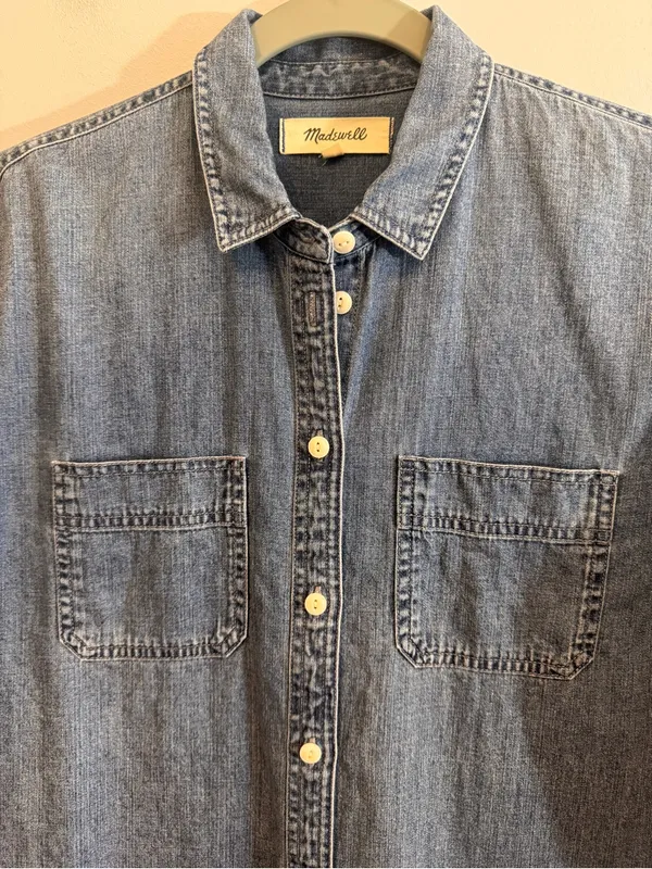 Madewell Denim Button Down Size S - Image 3