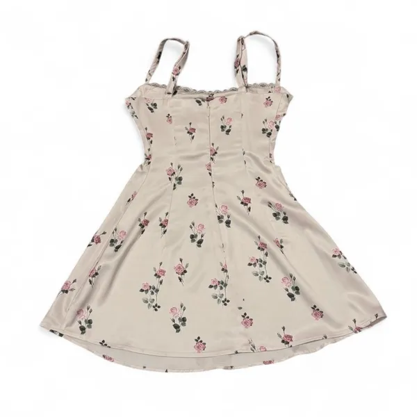 Princess Polly Remini Satin floral cream Mini Dress - Image 3