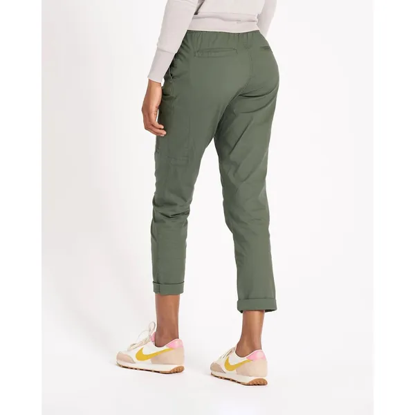 Vuori Womens Ripstop Pant Army Green Small Organic Cotton Modern Slimmer‎ Fit - Image 4