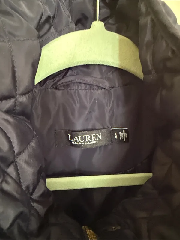 Lauren Ralph Lauren Navy Quilted Vest in Size Large - Image 3