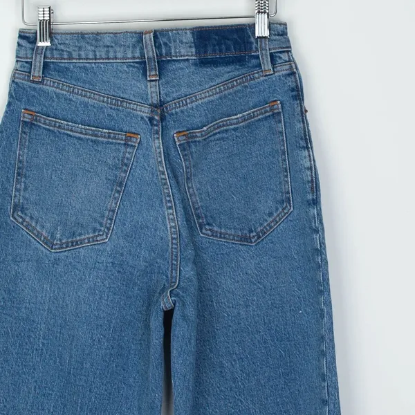 Abercrombie & Fitch Womens Curve Love 90s Straight Ultra High Rise Jeans Size 26 - Image 5