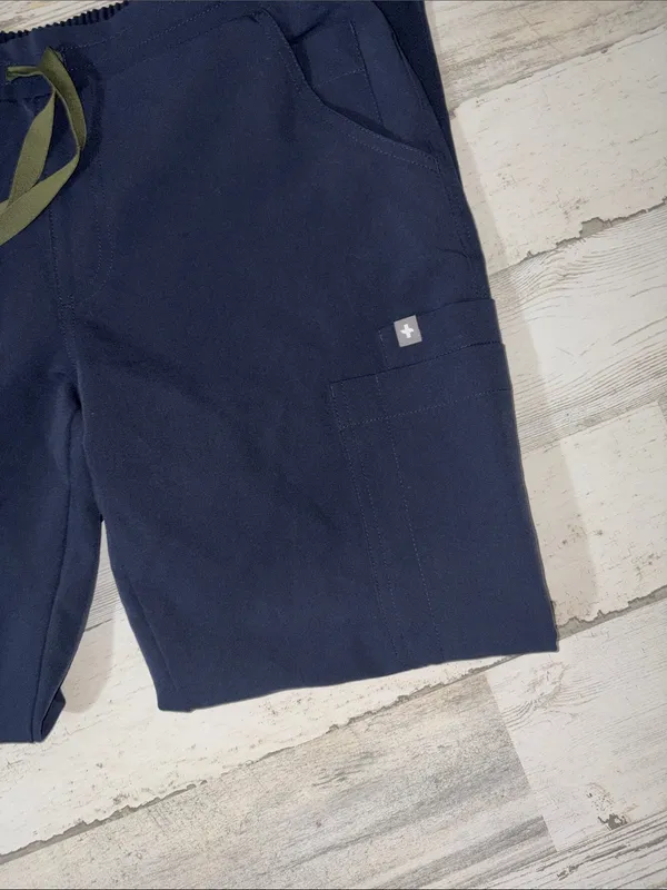 Figs Navy Scrub Bottoms Size XS - Image 2