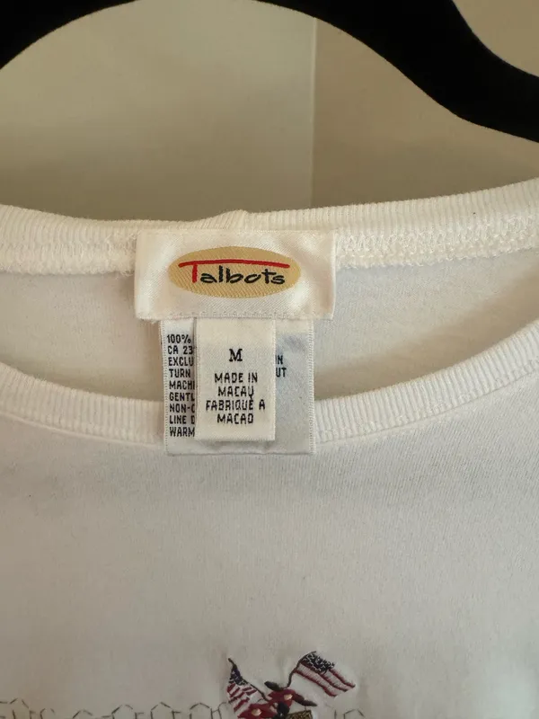 Vintage USA Themed Talbott’s tshirt  - Image 3