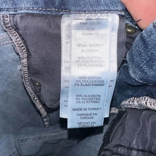 Good American Good Legs Crop 0/25 normcore wedgie jeans - Image 5