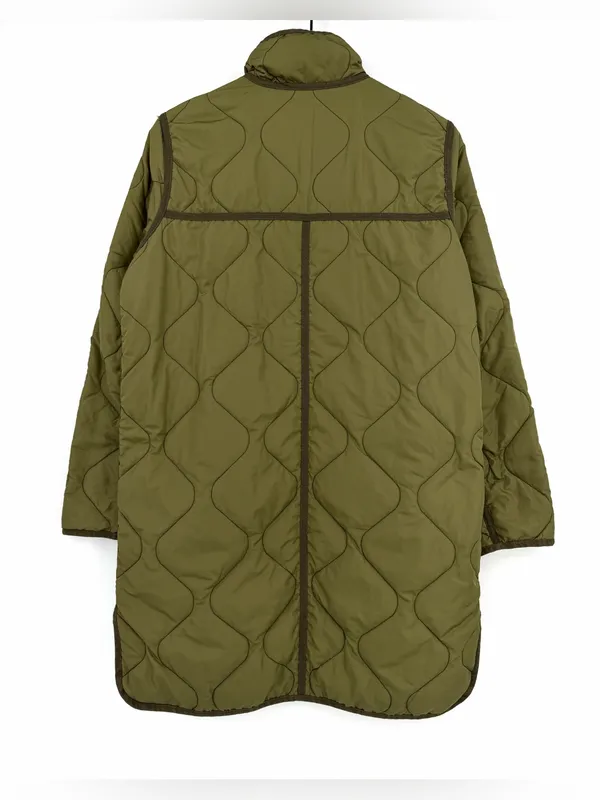 TREAD & SUPPLY Nixie Jacket Reversible Olive Green Black S - Image 5