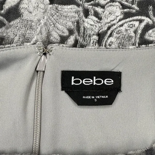 NWOT Y2K Bebe Slip Dress S Velvet Burnout‎ Silver Lined Fairy Grunge Whimsigoth - Image 8
